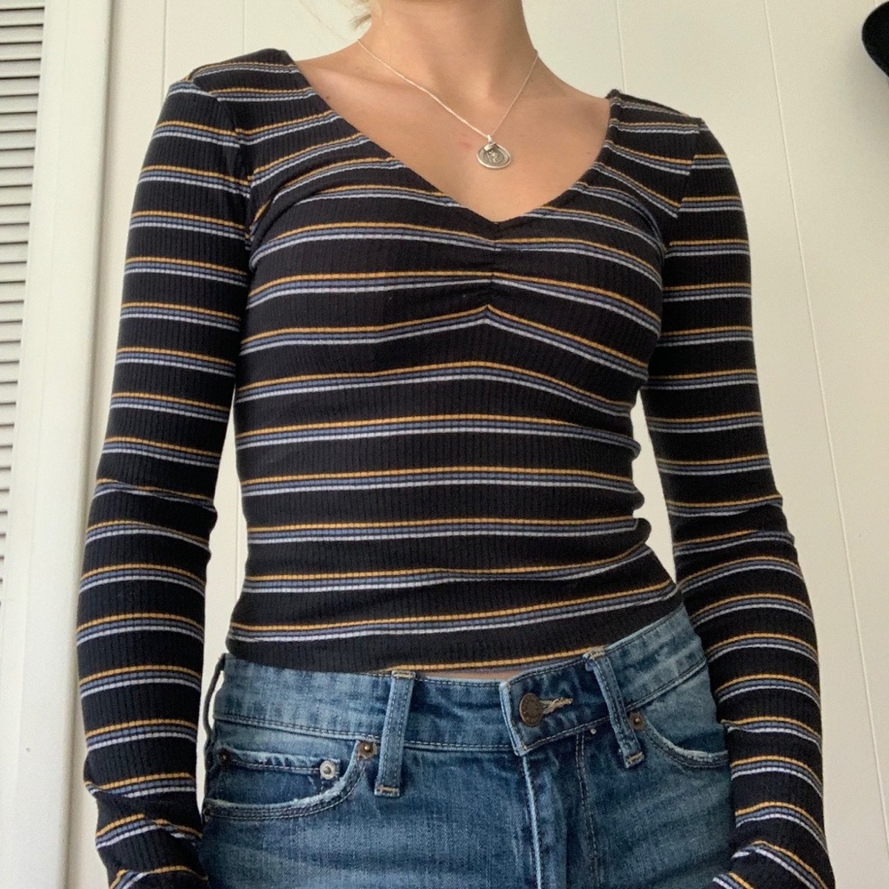 Pacsun striped long sleeve tee